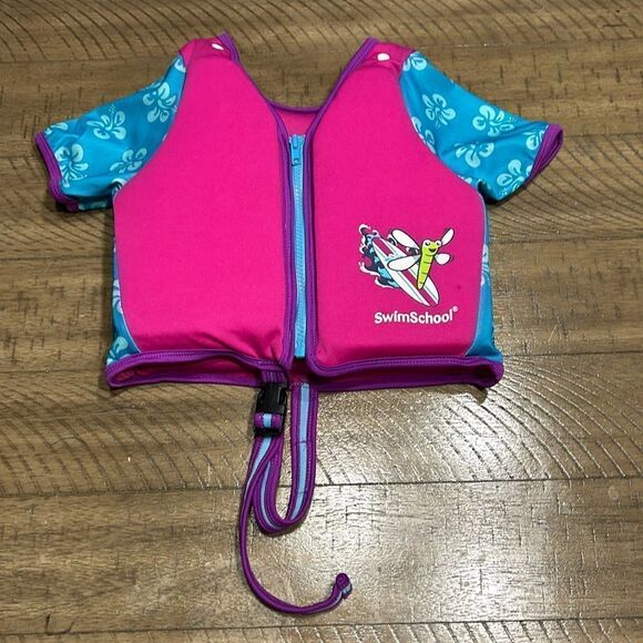 (3/$15) Aqua Leisure swim vest size 4-6 years (50lbs) - Picture 1 of 12